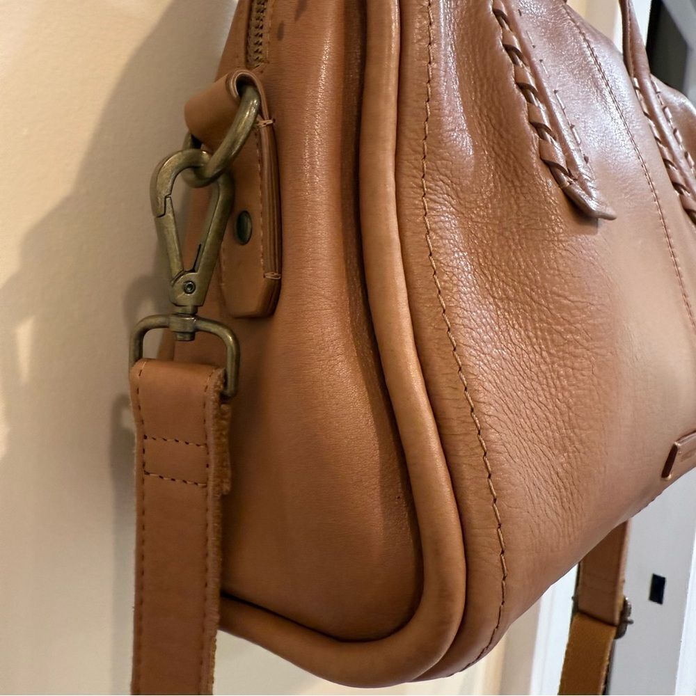 Lucky Brand Tan Leather Satchel - Picture 5 of 12